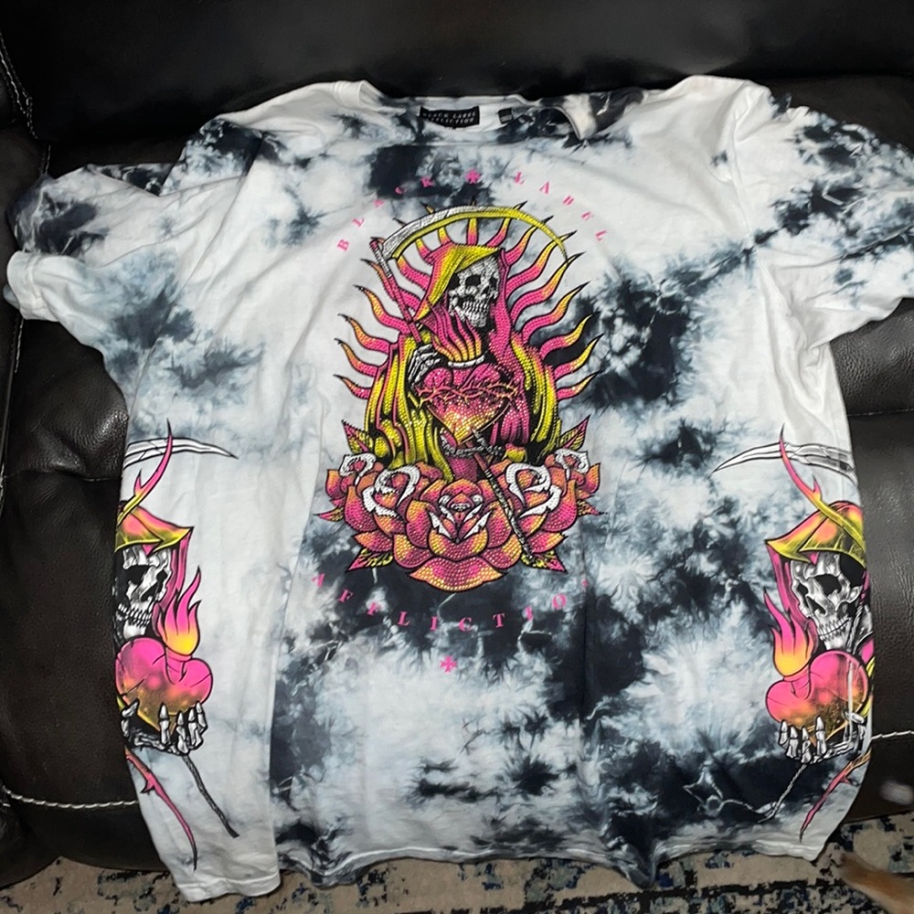 Affliction skull shirt
